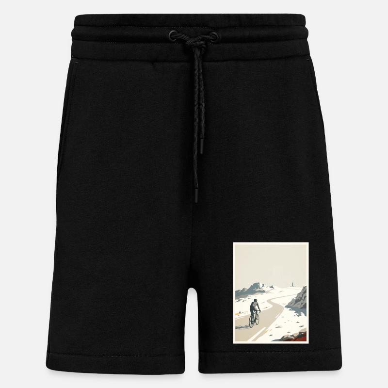 Summit Road – Radfahrer-Erinnerung - Shorts - made by SPREAD - SOLID BLACK