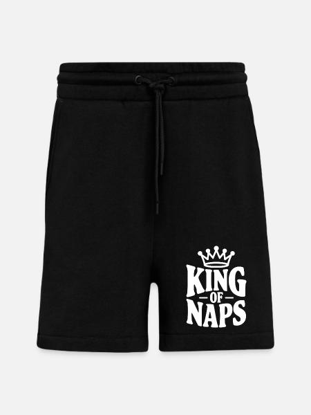 Roi des siestes - Short bio décontracté fabriqué en UE - SOLID BLACK