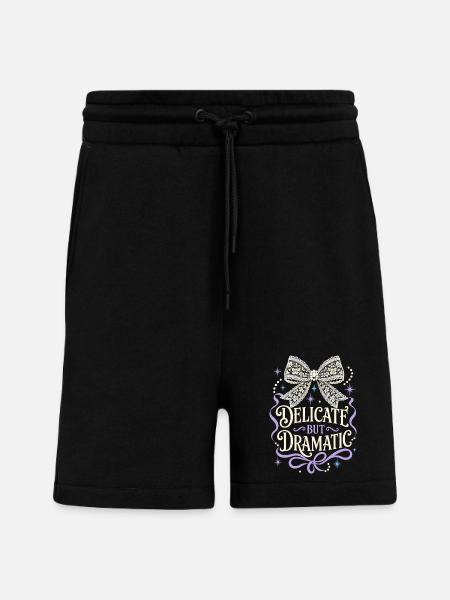 Delicate But Dramatic Bow - Shorts - made by SPREAD - SOLID BLACK