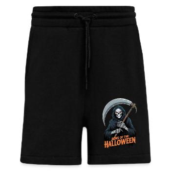 Halloween Grim Reaper - Shorts - made by SPREAD - SOLID BLACK - Front