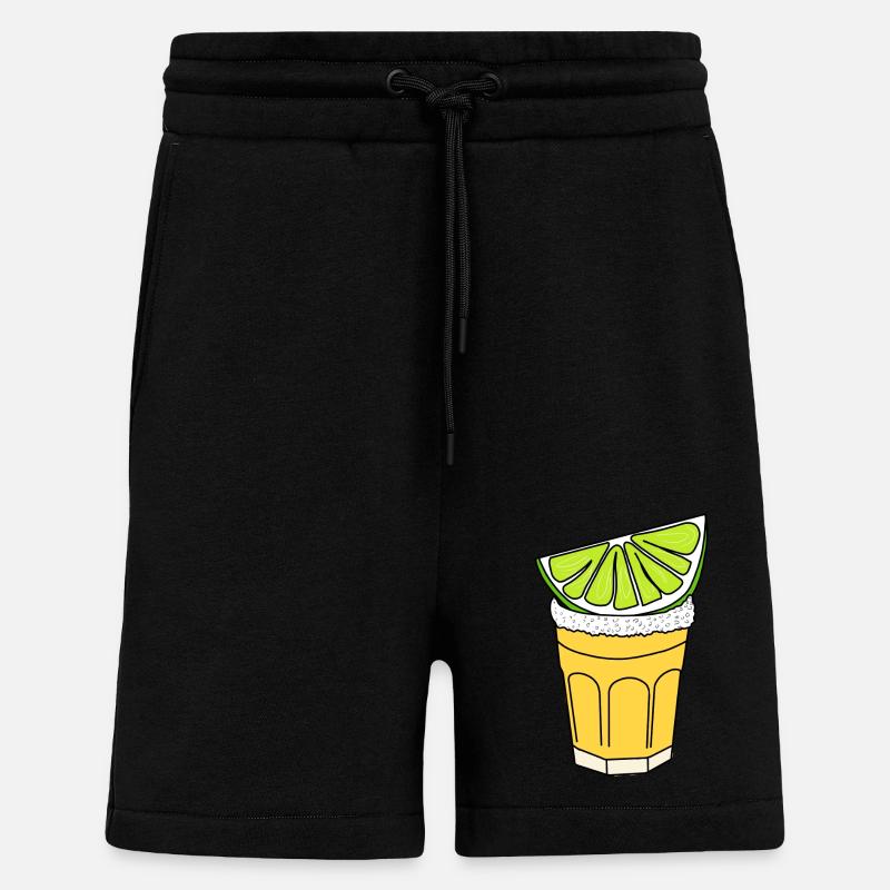 téquila - Short bio décontracté fabriqué en UE - SOLID BLACK