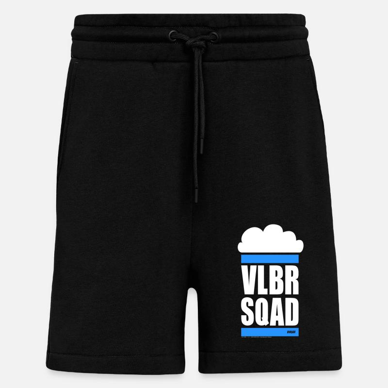 VOLLBIER SQUAD - Uniforme - Short bio décontracté fabriqué en UE - SOLID BLACK