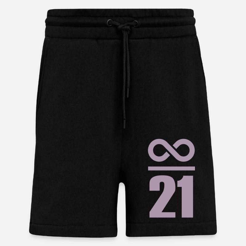 Infinite by 21 million Bitcoin - Shorts - made by SPREAD - SOLID BLACK