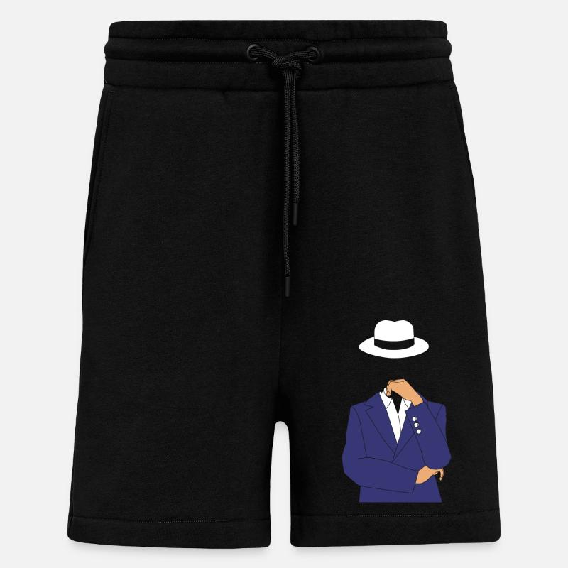 Cybersikkerhed Cyber Programmør Hacker - Organic relaxed shorts made in EU - SOLID BLACK