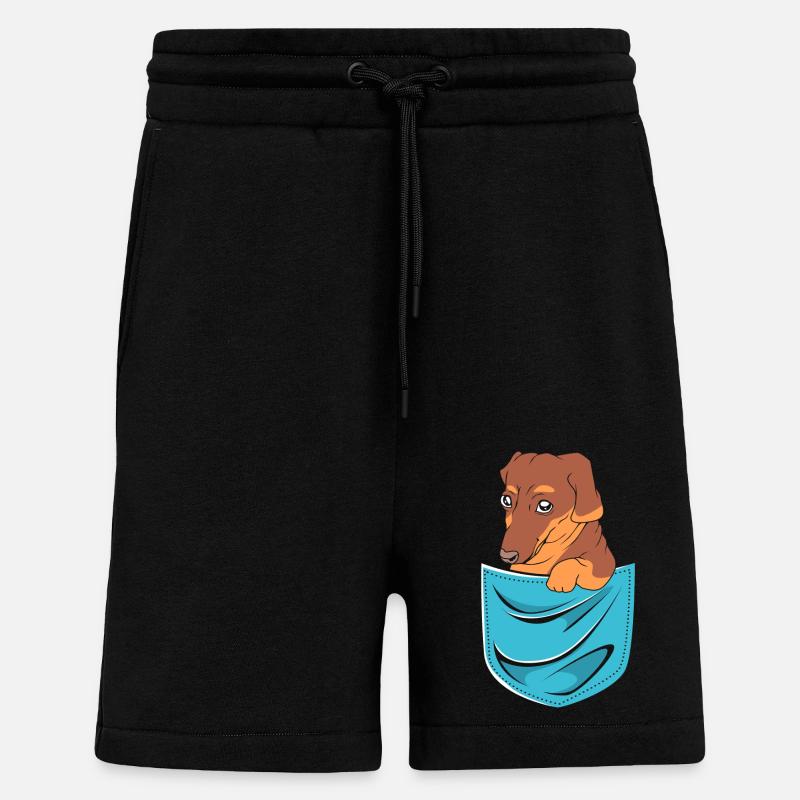 Dackel - Shorts - made by SPREAD - SOLID BLACK