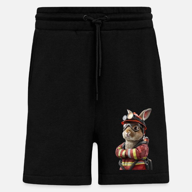 Kaninchen - Shorts - made by SPREAD - SOLID BLACK