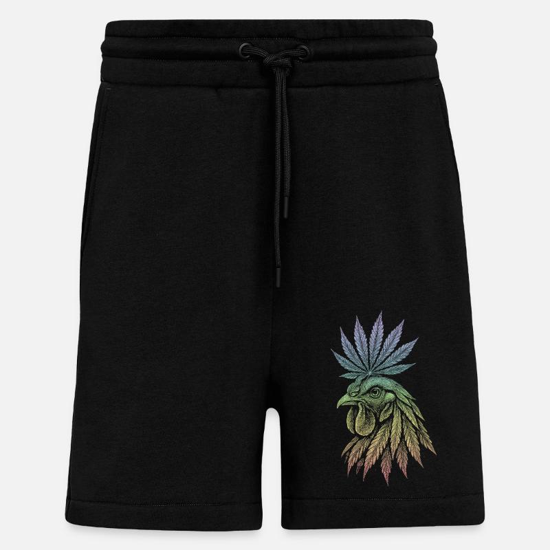 Coq - Short bio décontracté fabriqué en UE - SOLID BLACK