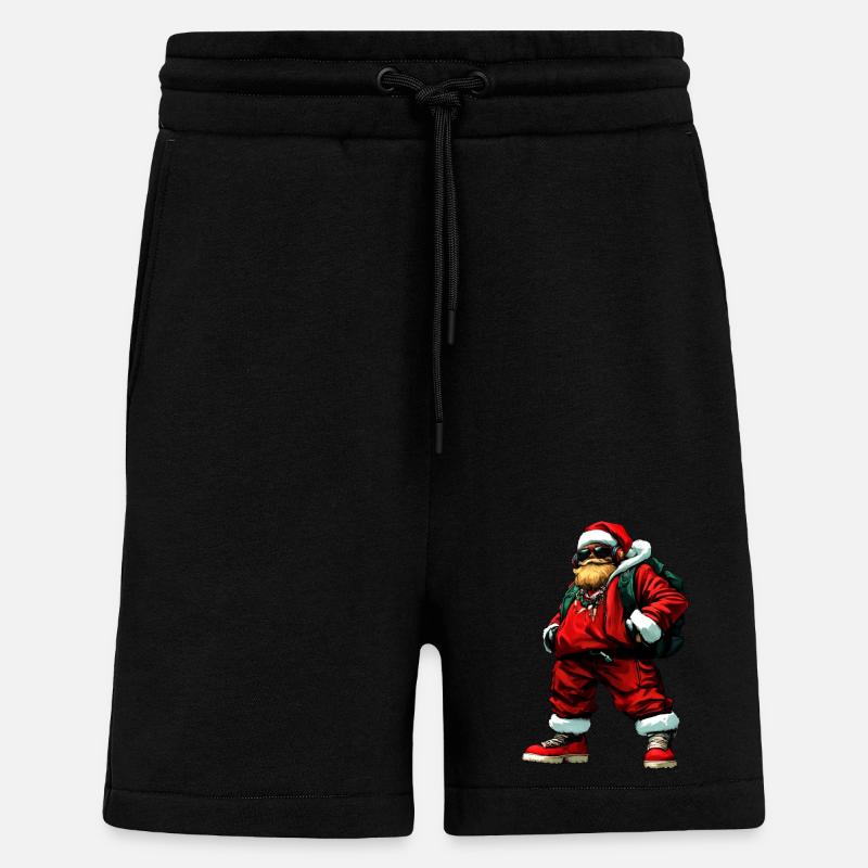 Weihnachten Rapper - Shorts - made by SPREAD - SOLID BLACK