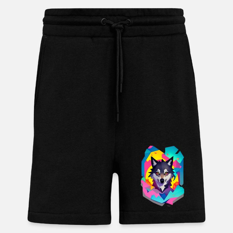 Wolf - Shorts - made by SPREAD - SOLID BLACK