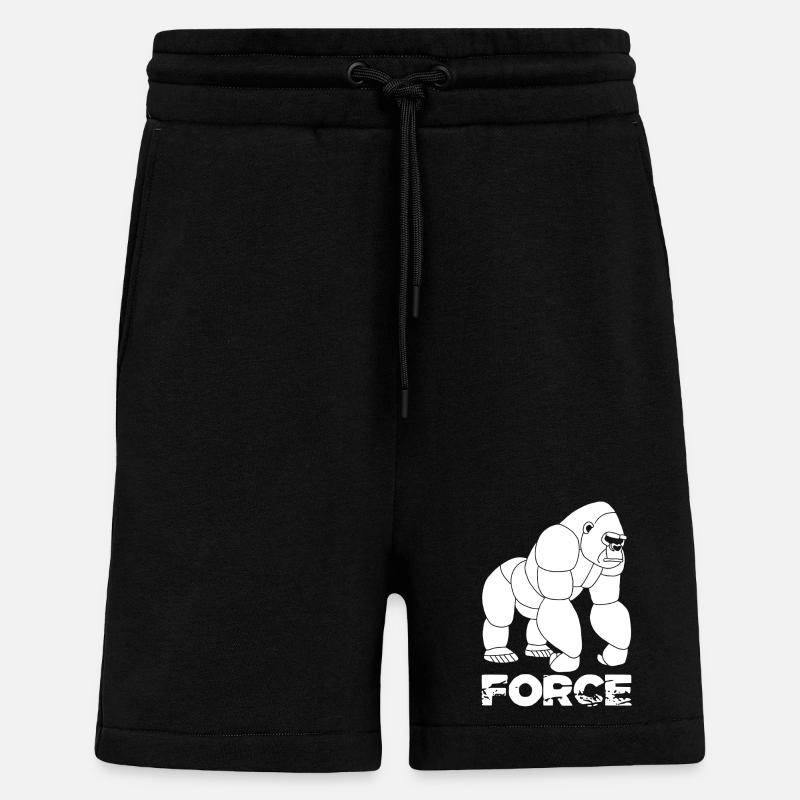 Leise Stärke - Shorts - made by SPREAD - SOLID BLACK
