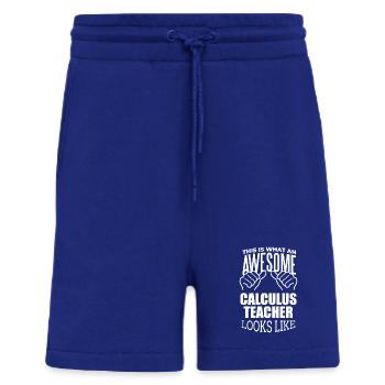 calcul - Short bio décontracté fabriqué en UE - Iconic Blue - Devant