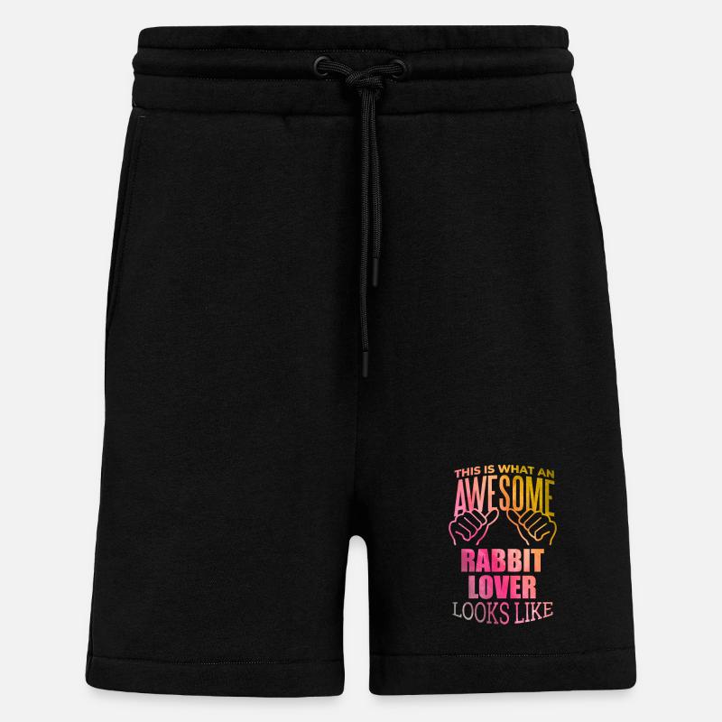 Rabbit - Shorts - made by SPREAD - SOLID BLACK