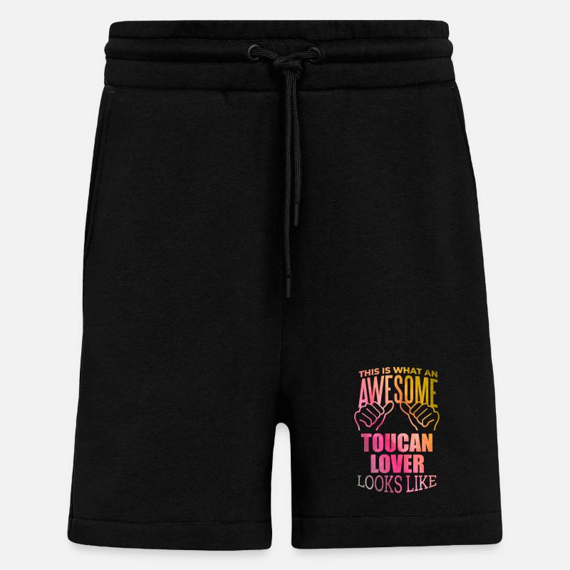 toucan - Short bio décontracté fabriqué en UE - SOLID BLACK