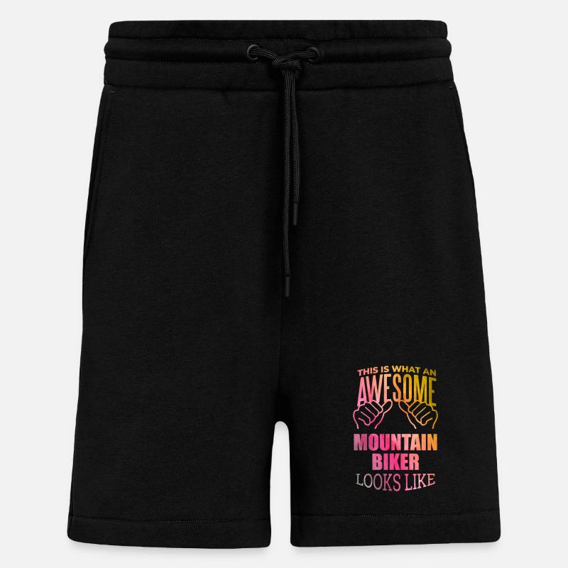 Mountainbiker - Shorts - made by SPREAD - SOLID BLACK