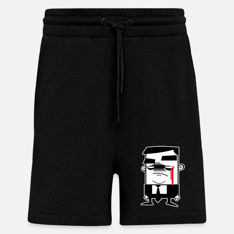 Hombre Grises: Anonymous, Freedom & Protest - Shorts - made by SPREAD - SOLID BLACK