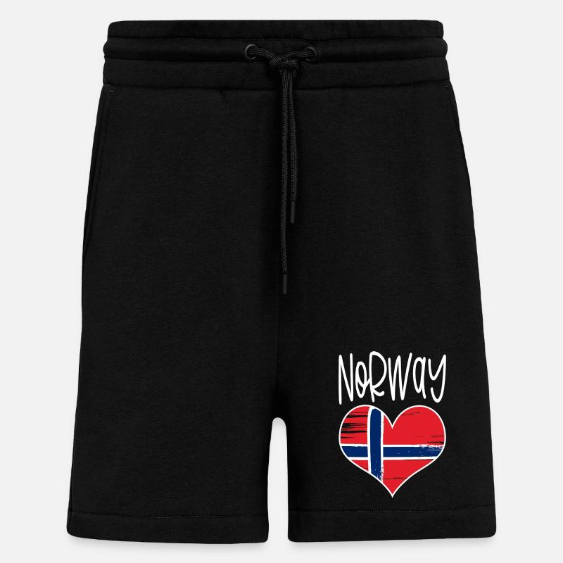 Norwegen - Shorts - made by SPREAD - SOLID BLACK