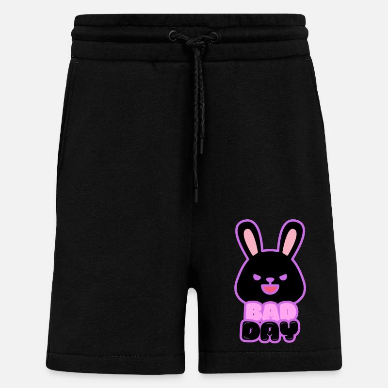 Bad Day Hase - Shorts - made by SPREAD - SOLID BLACK