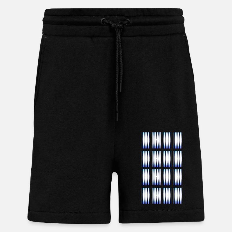 Hypnotische Farbtöne - Shorts - made by SPREAD - SOLID BLACK
