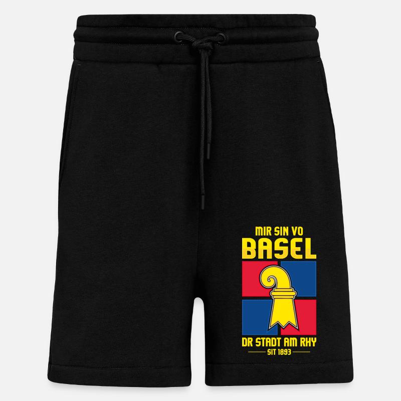 BASEL - Shorts - made by SPREAD - SOLID BLACK