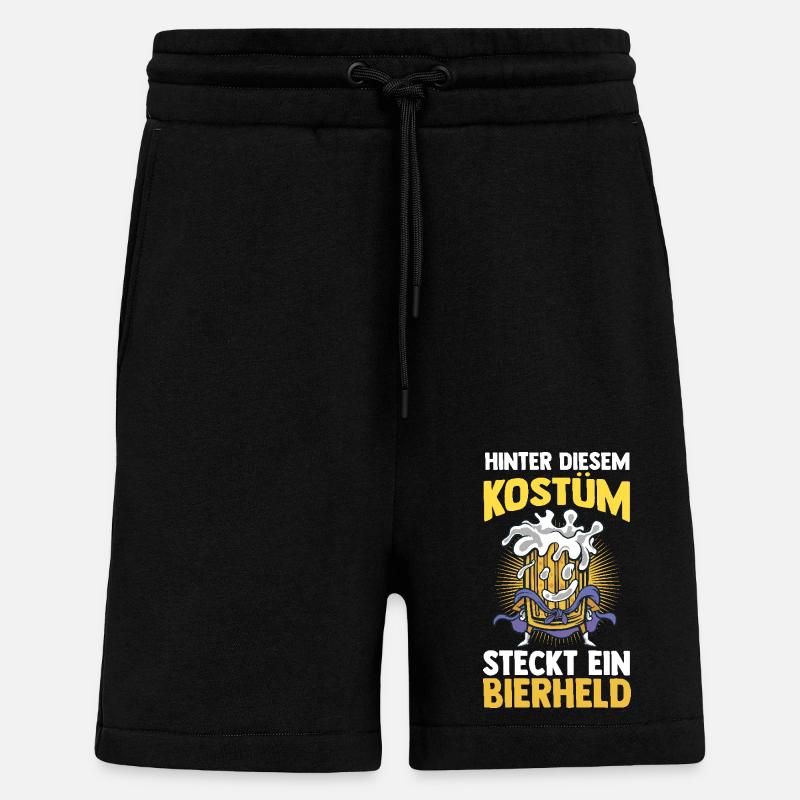 Costume de carnaval Carnaval - Short bio décontracté fabriqué en UE - SOLID BLACK