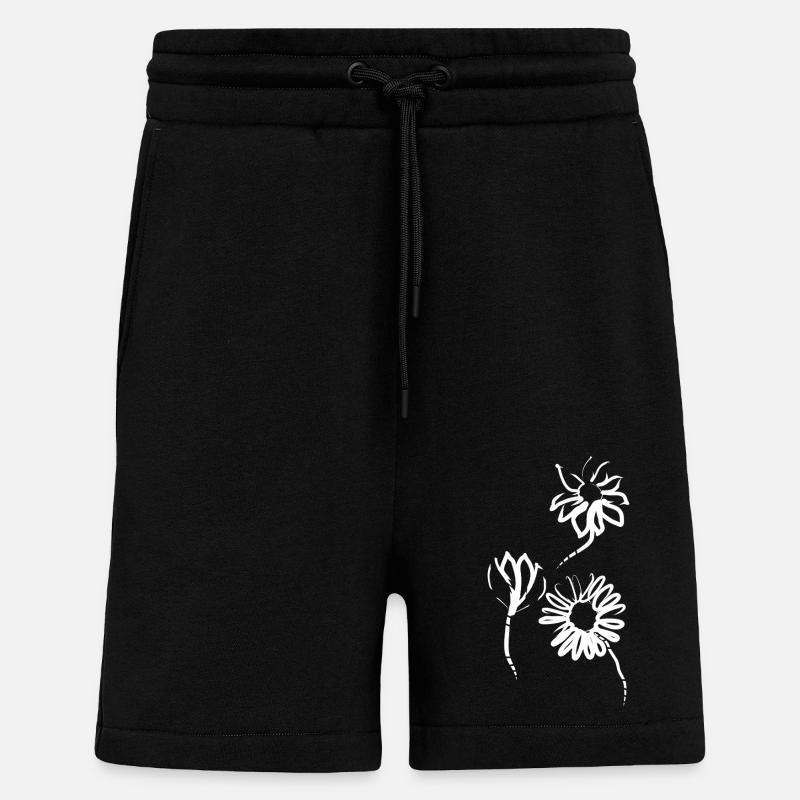 Frühlingsblumen - Shorts - made by SPREAD - SOLID BLACK