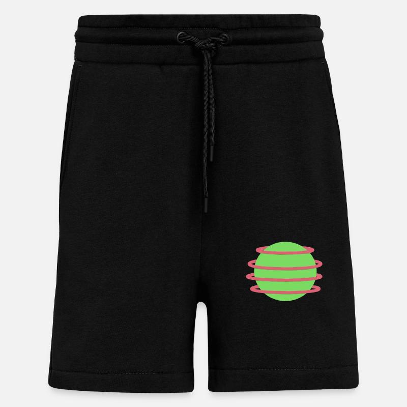 Stilvolles Orb-Design - Shorts - made by SPREAD - SOLID BLACK