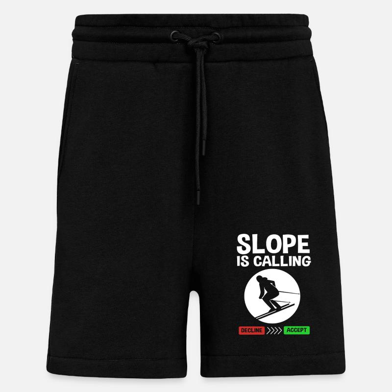 Ski Skiurlaub - Shorts - made by SPREAD - SOLID BLACK