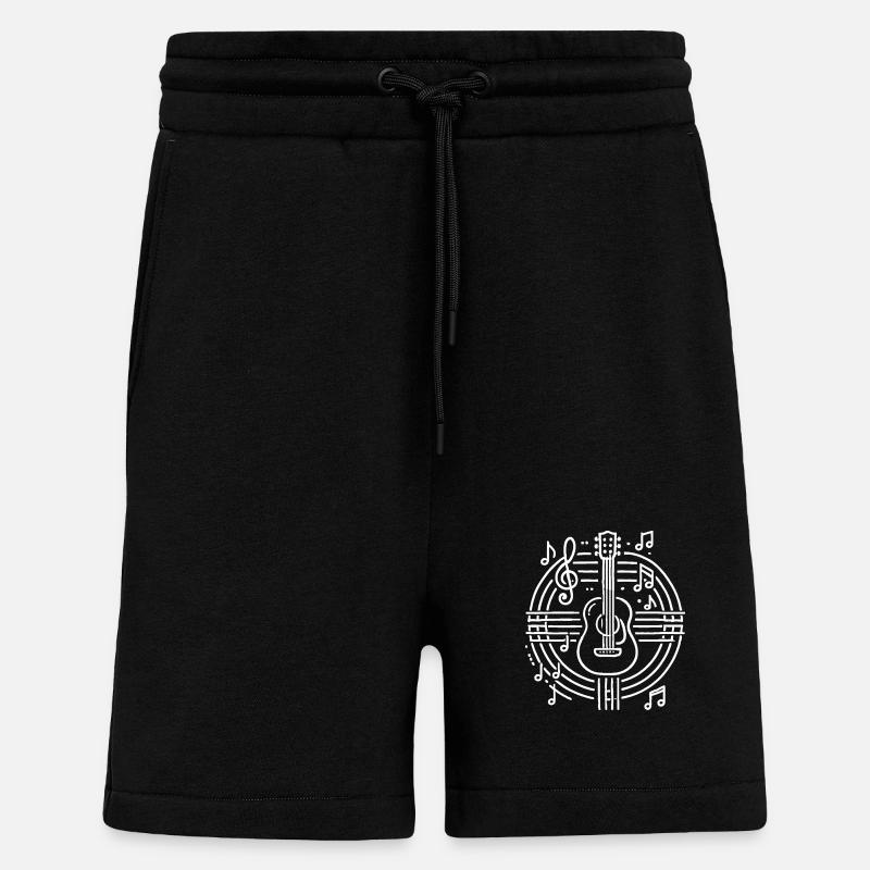 gitarre - Shorts - made by SPREAD - SOLID BLACK
