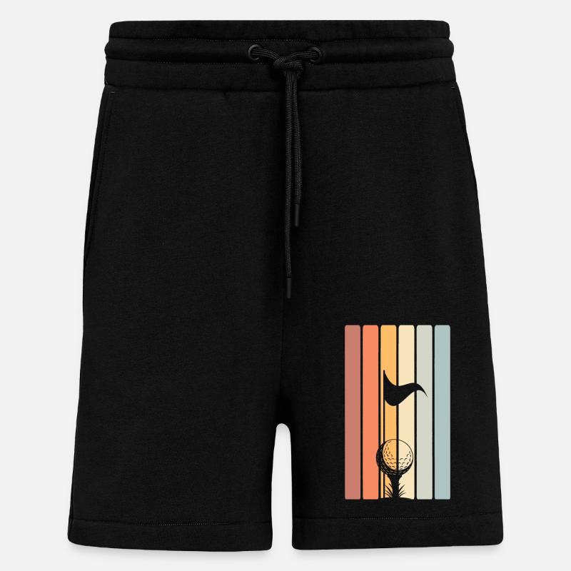 Golf Golfer - Shorts - made by SPREAD - SOLID BLACK