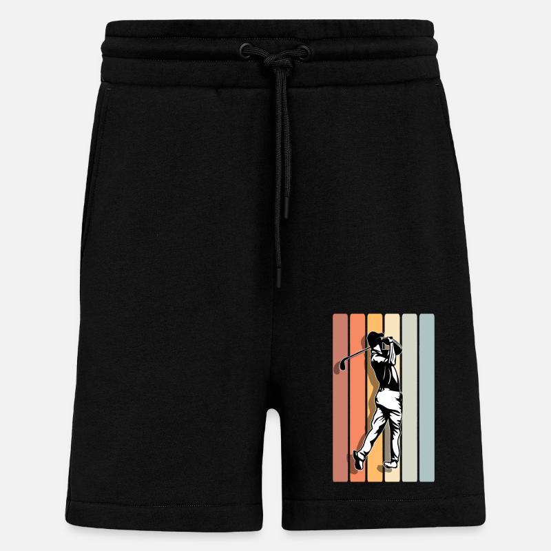 Golf Golfer - Shorts - made by SPREAD - SOLID BLACK