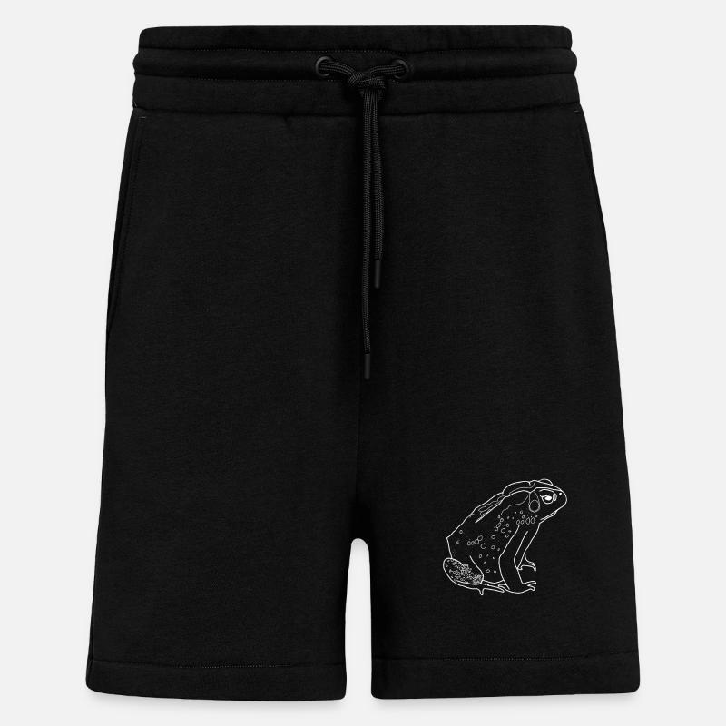 toad - Shorts - made by SPREAD - SOLID BLACK