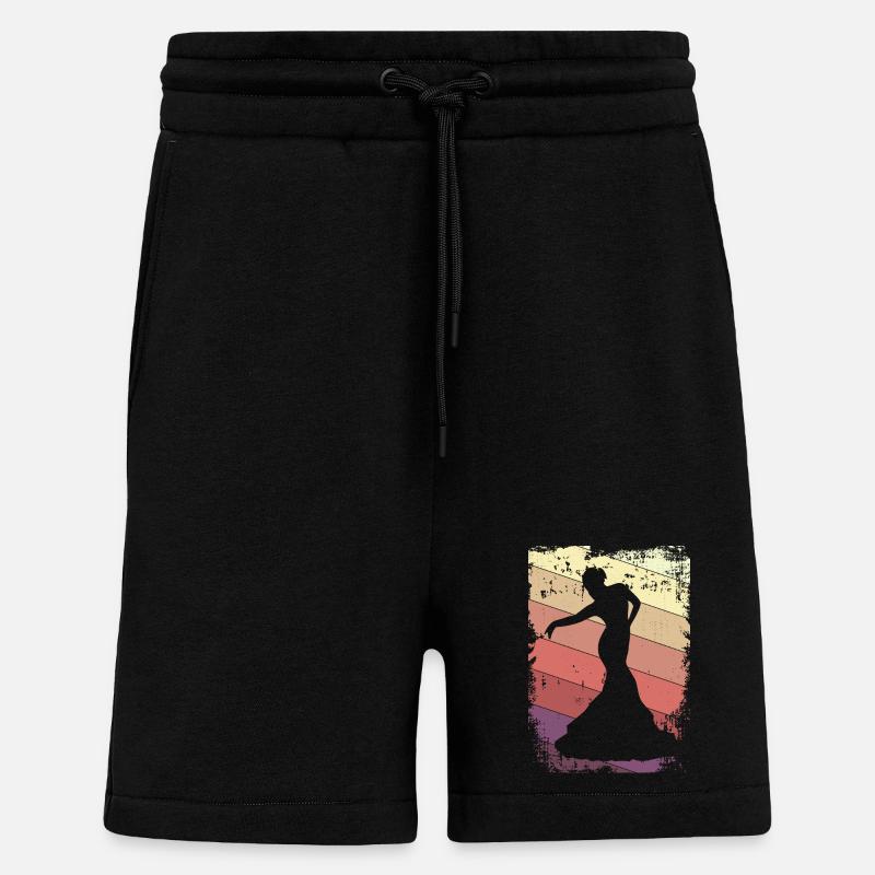 Danseuse - Short bio décontracté fabriqué en UE - SOLID BLACK
