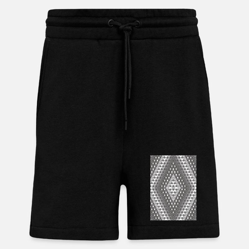 Grauer Farbverlauf - Shorts - made by SPREAD - SOLID BLACK