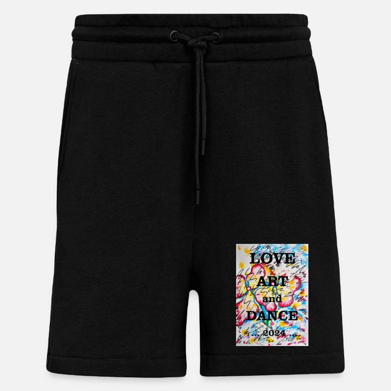 Blumenmädchen - Shorts - made by SPREAD - SOLID BLACK