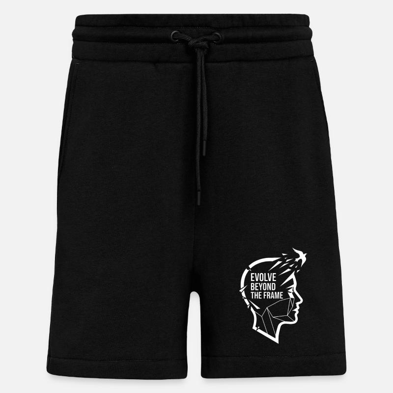 Evolve Beyond The Frame – Kreatives Design - Shorts - made by SPREAD - SOLID BLACK