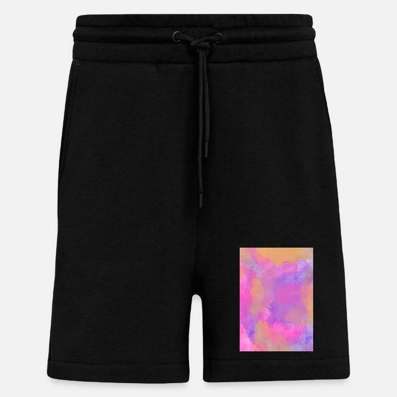 Gradient - lilac can be personalized - Shorts - made by SPREAD - SOLID BLACK