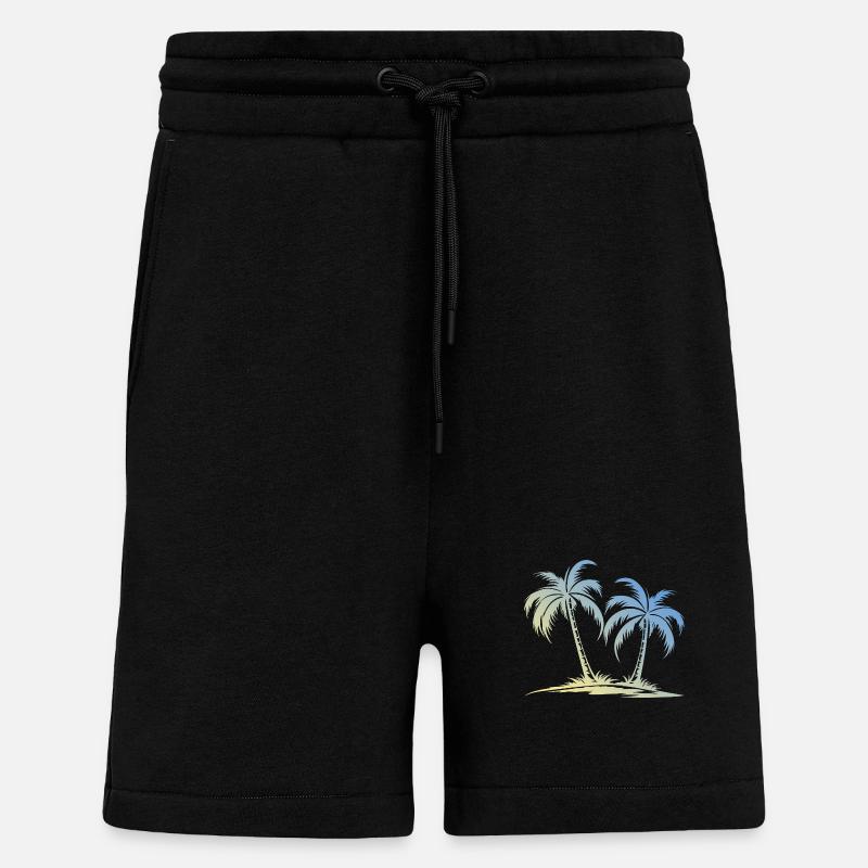 Île Palm - Short bio décontracté fabriqué en UE - SOLID BLACK