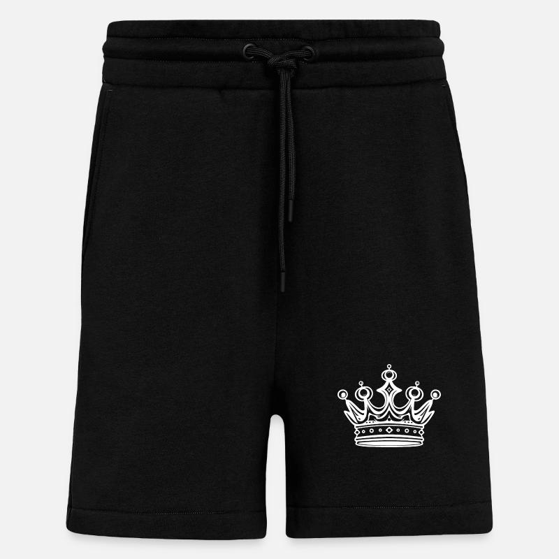 Krone Royal Crown - Shorts - made by SPREAD - SOLID BLACK