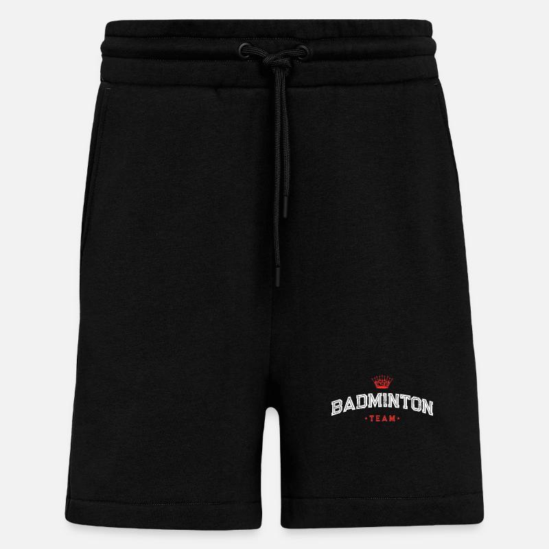 Badminton Team - Shorts - made by SPREAD - SOLID BLACK