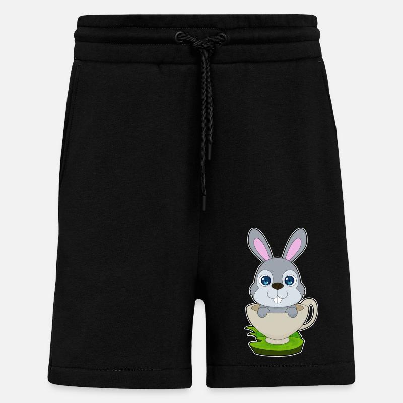 Bunny Mug - Shorts - made by SPREAD - SOLID BLACK