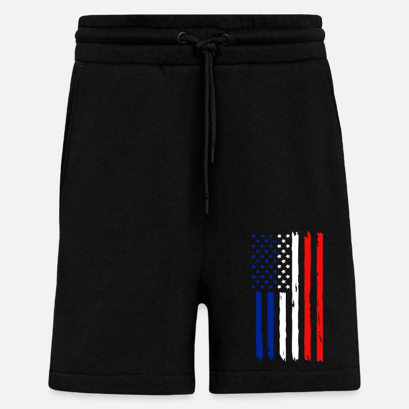 Frankreich - Shorts - made by SPREAD - SOLID BLACK