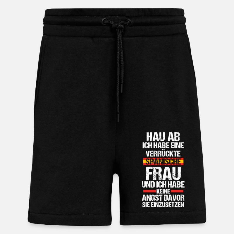 Spanier Spanien - Shorts - made by SPREAD - SOLID BLACK