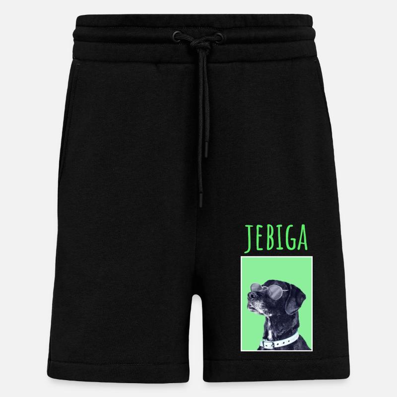 JEBIGA MAJICA - Shorts - made by SPREAD - SOLID BLACK