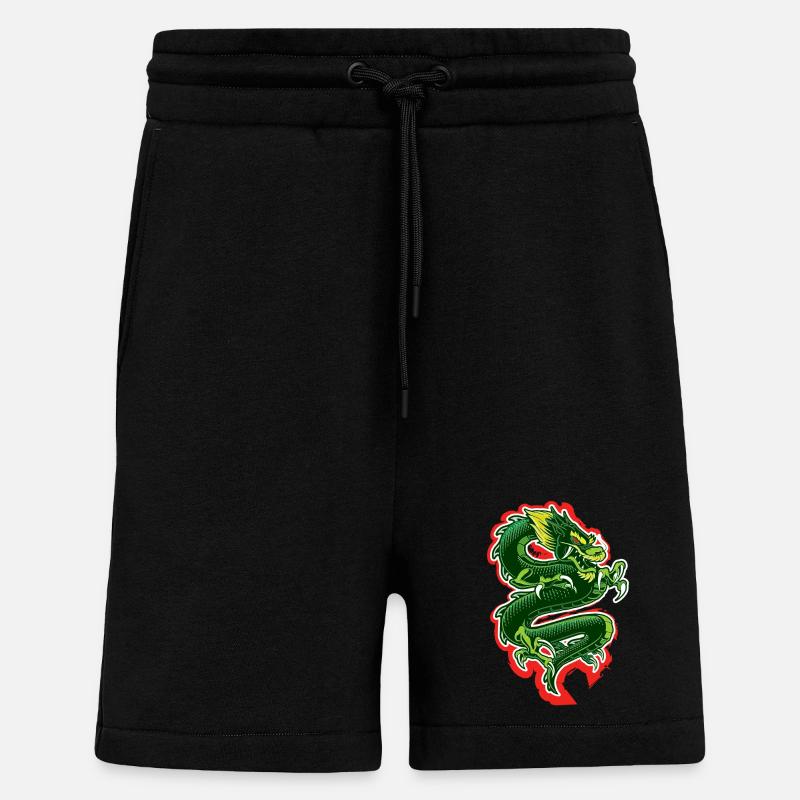 Drachen - Shorts - made by SPREAD - SOLID BLACK