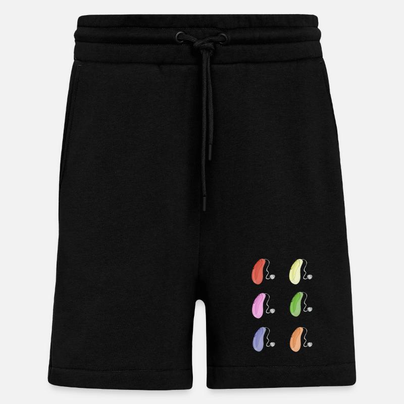 Bunte Hörgeräte - Shorts - made by SPREAD - SOLID BLACK