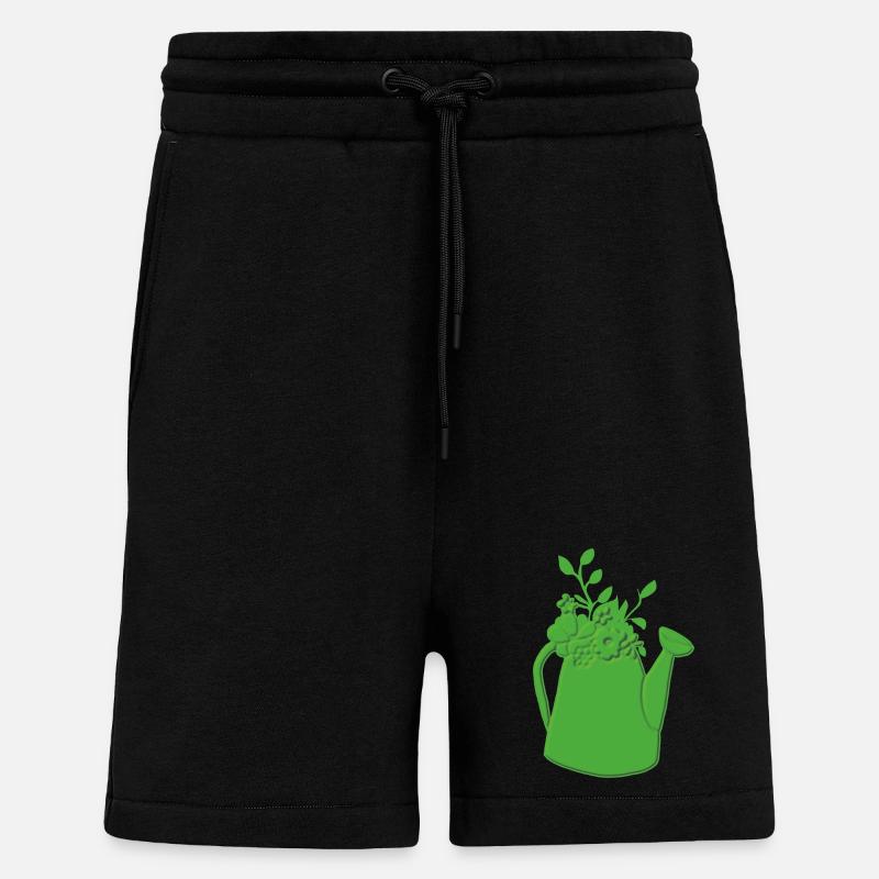 giesskanne relief - Shorts - made by SPREAD - SOLID BLACK