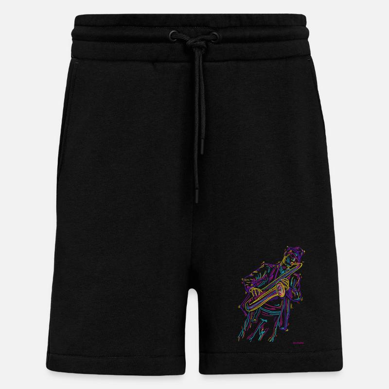 Saxophone jazz - Short bio décontracté fabriqué en UE - SOLID BLACK