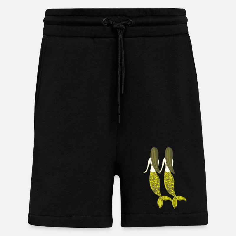 meerjungfrau 2er pack - Shorts - made by SPREAD - SOLID BLACK