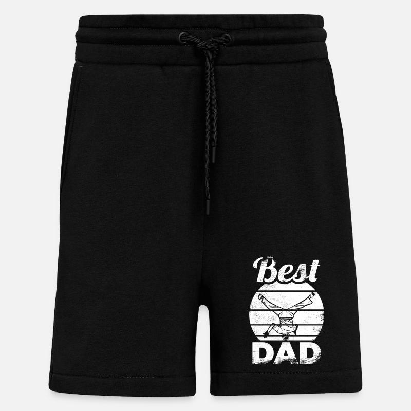 Breakdance Dad - Shorts - made by SPREAD - SOLID BLACK