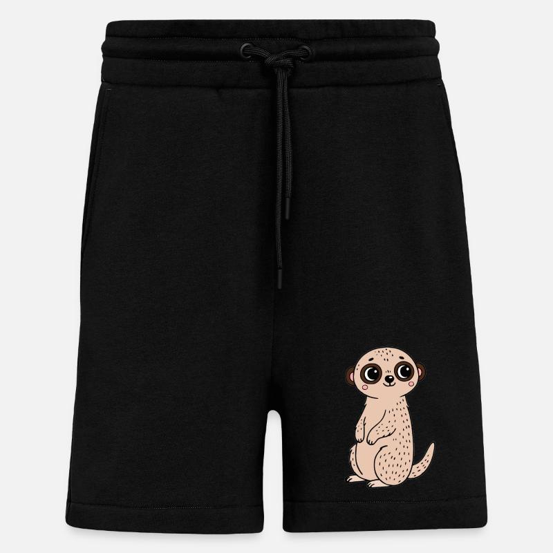 Erdmännchen - Shorts - made by SPREAD - SOLID BLACK